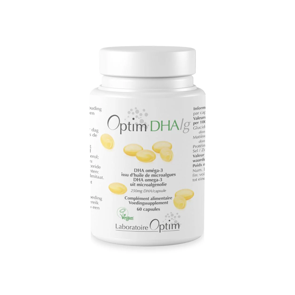Optim DHAlg – Oméga-3 DHA végan – 60 Capsules
