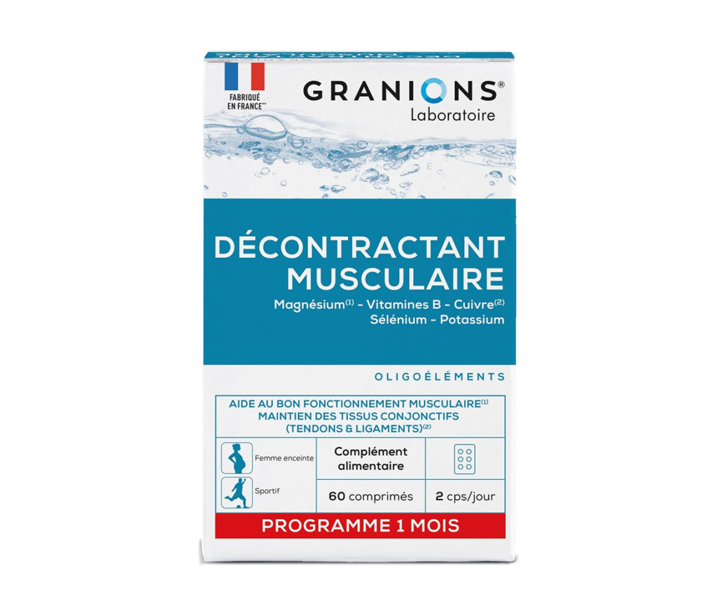 GRANIONS Décontractant Musculaire – 60 comprimés