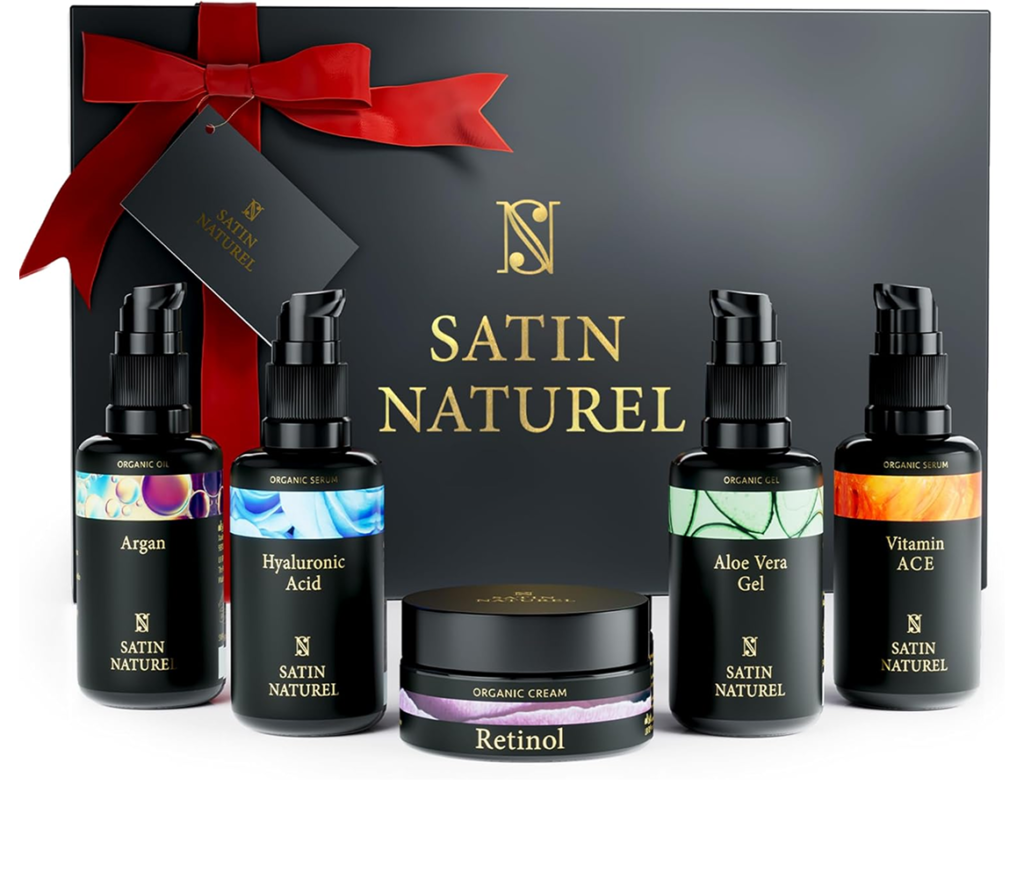 Coffret Cadeau Femme Satin Naturel – 5 soins visage