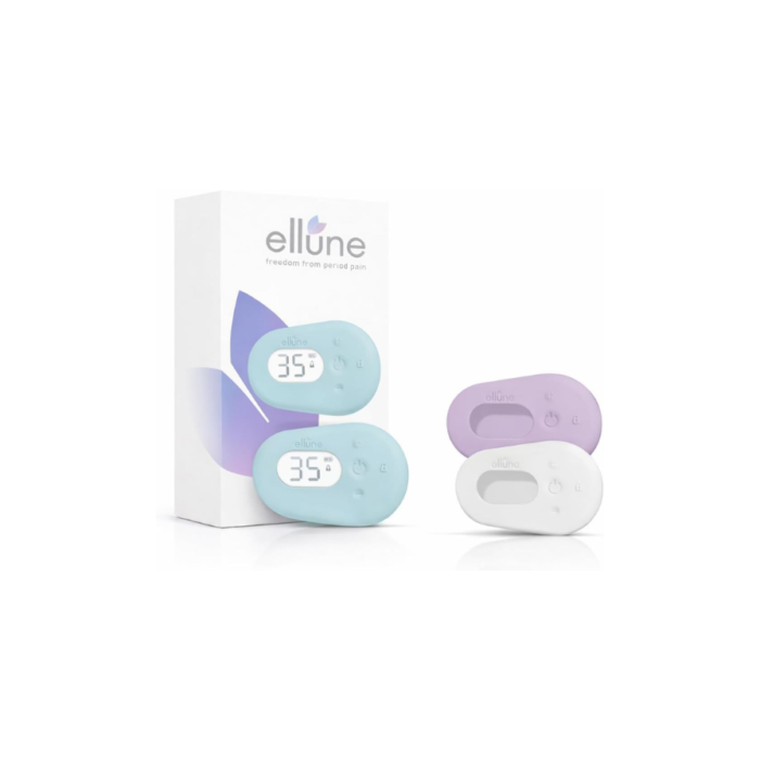 Paingone Ellune- Soulage les règles douloureuses et les douleurs liées à l’endométriose- Batterie performante longue durée- Écran intuitif- Recommandé par les experts médicaux- Bleu ciel