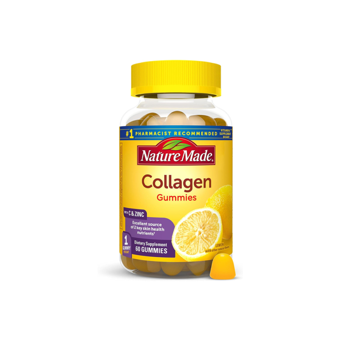Nature Made Collagen Gummies with Vitamin C and Zinc, 60 Gummies
